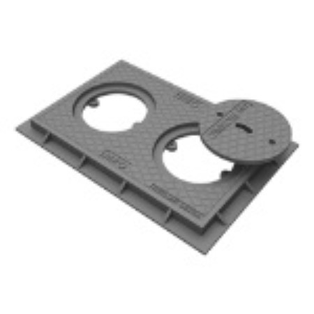 Sfero Döküm 520 X 770 Çiftli Kapak Takimi - Sizdirmaz